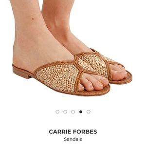 Carrie Forbes salon sandal size 37 (7 US) camel